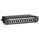 10 inch CAT6 FTP patchpaneel - 12 poorts