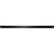 19 inch afdekpaneel - 0,5U 
