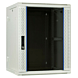 22U wandkast (kantelbaar) met glazen deur 600x600x1100mm (BxDxH)