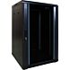 18U serverkast met glazen deur 600x600x1000mm (BxDxH)