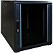 12U mini serverkast met glazen deur 600x800x720mm (BxDxH)