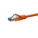 CAT6a S/FTP (PIMF) patchkabel 15m oranje