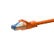 CAT6a S/FTP (PIMF) patchkabel 20m oranje