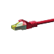 Cat7 S/FTP (PIMF) patchkabel 50m rood
