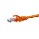 CAT5e UTP patchkabel 0,25m oranje - CCA