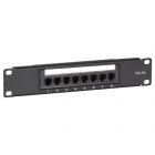 10 Inch CAT5e UTP patchpaneel - 8 poorts
