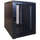 15U mini serverkast met geperforeerde deur 600x600x860mm (BxDxH)