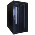 22U serverkast met geperforeerde deur 600x800x1200mm (BxDxH)