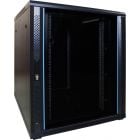 18U serverkast met glazen deur 800x1000x1000mm (BxDxH)