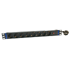 19 inch 8 voudige stekkerdoos - Master Overload