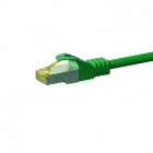 Cat7 S/FTP (PIMF) patchkabel 0,25m groen