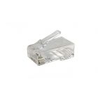 CAT5e Connector RJ45 - Unshielded - voor soepele en stugge kern