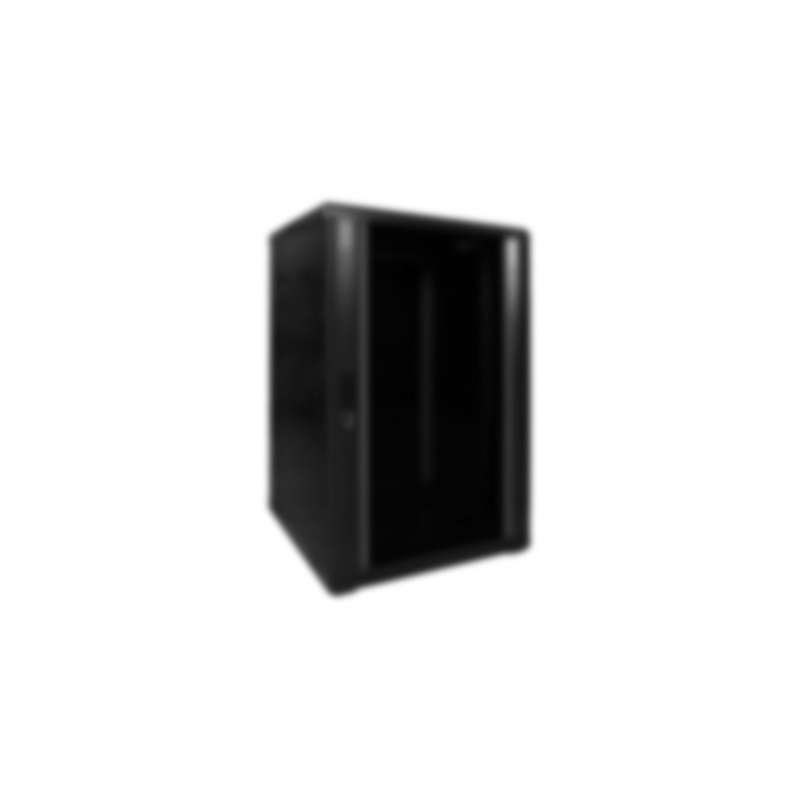 10 inch 4U serverkast met glazen deur 312x310x264mm (BxDxH)