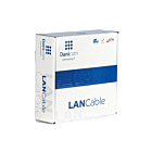 CAT6 S/FTP 100m kabel op rol soepel grijs CCA