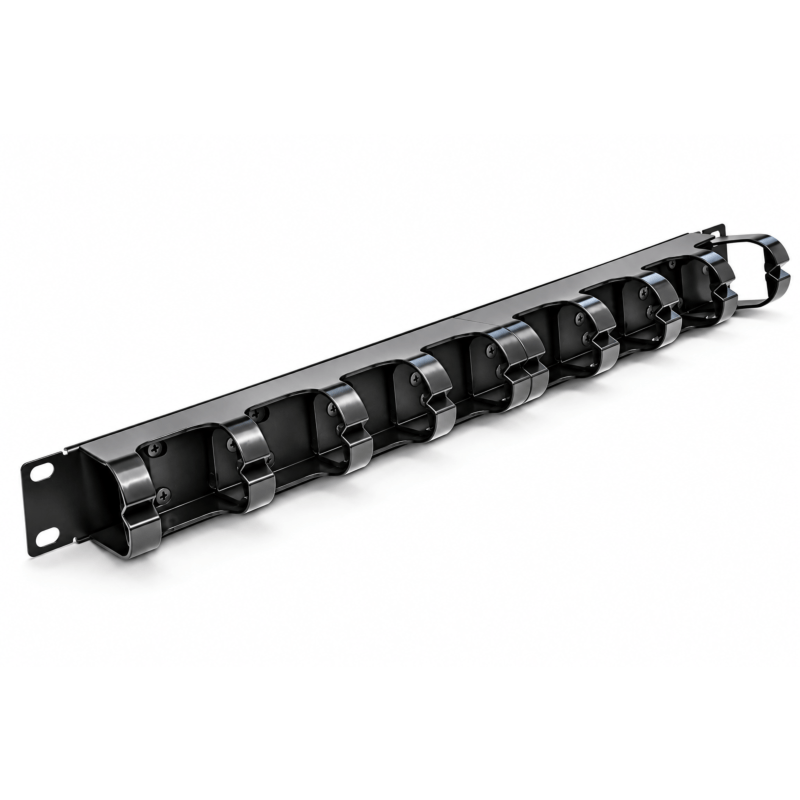 19 inch plastic kabelhouder 1U