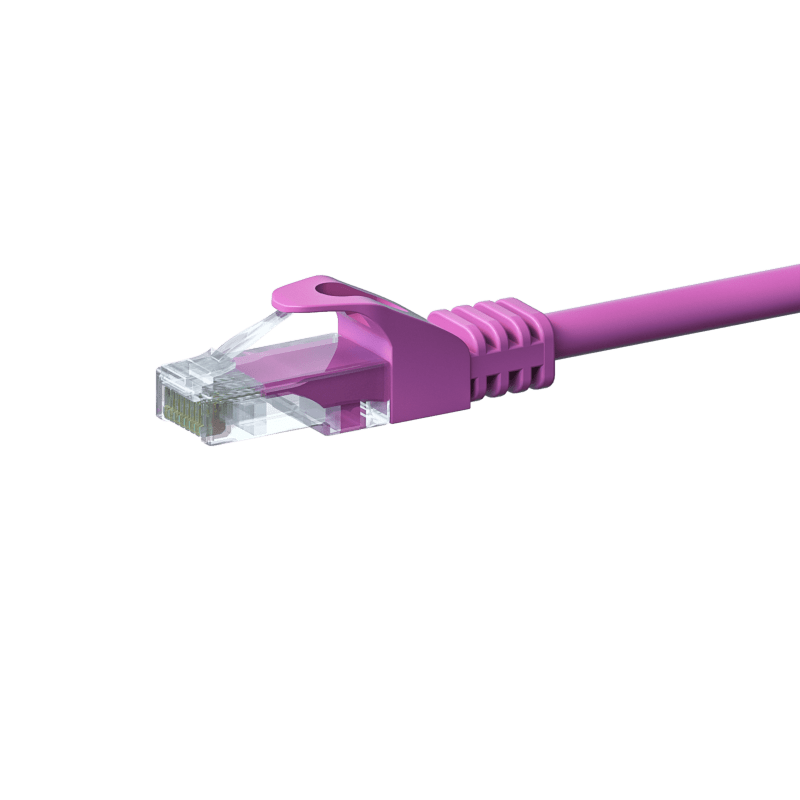 UTP CAT5e patchkabel 1,50m roze - 100% koper
