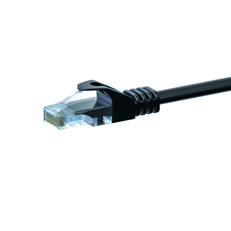 CAT5e UTP patchkabel 3m zwart  - CCA