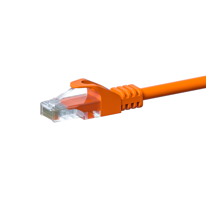 CAT5e UTP patchkabel 0,25m oranje  - CCA