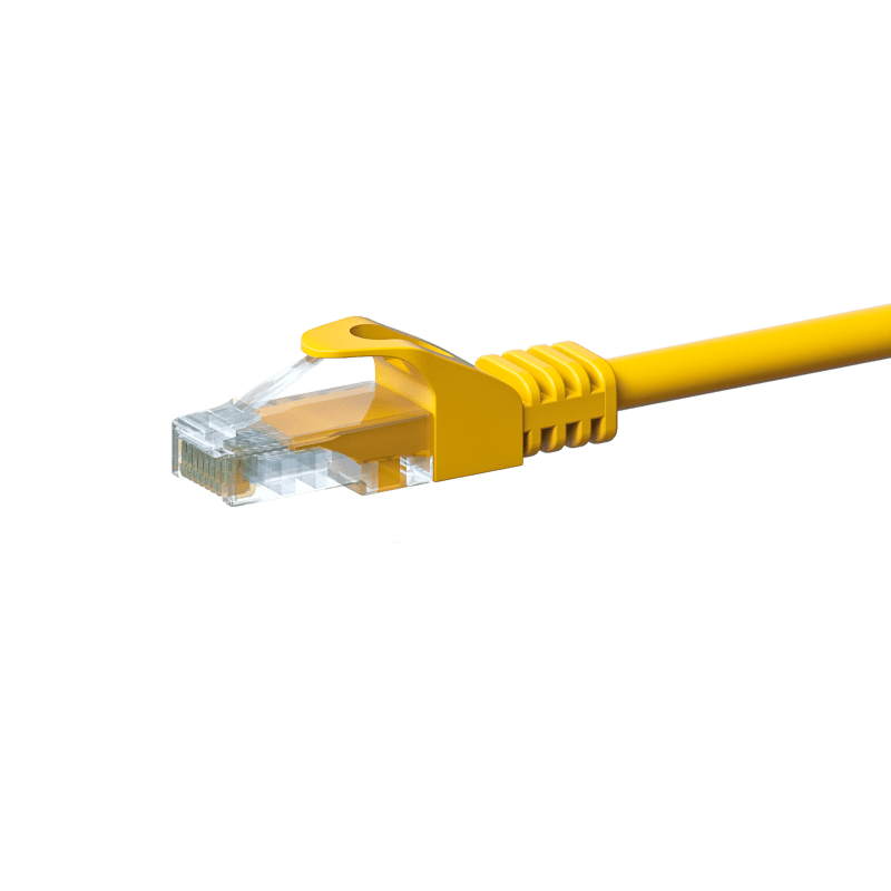 CAT5e UTP patchkabel 3m geel - CCA