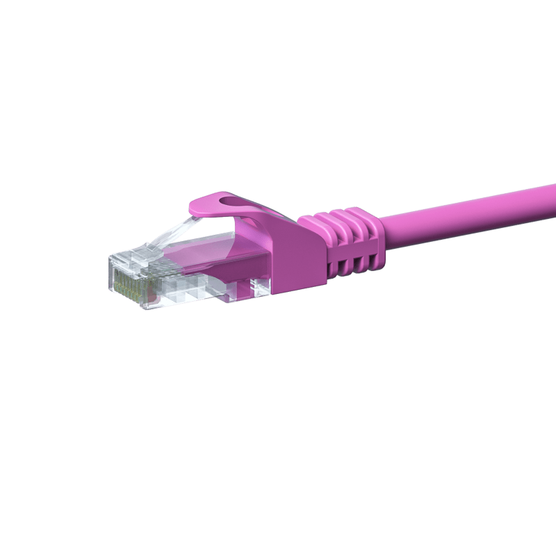 CAT5e UTP patchkabel 3m roze - CCA