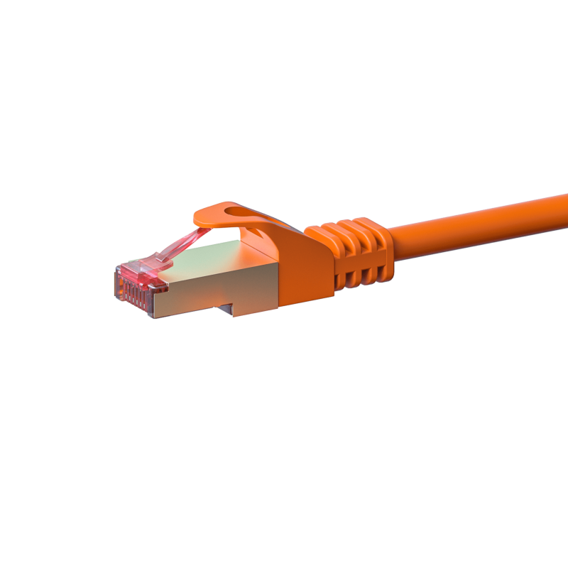 CAT6 S/FTP (PIMF) patchkabel 1m oranje 