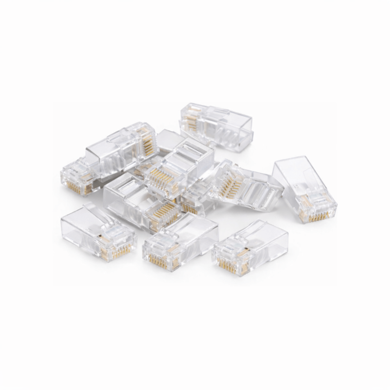 DANICOM UTP CAT6a RJ45 Connector - voor stugge kern - 10 stuks