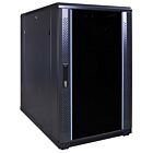 18U serverkast met glazen deur 600x1000x1000mm (BxDxH)