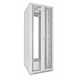 47U witte serverkast met dubbele geperforeerde voor- en achterdeuren 800x800x2200mm (BxDxH)