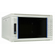 4U witte wandkast met glazen deur 600x600x280mm (BxDxH)