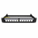 10 inch STP patchpaneel voor keystones - 12 poorts