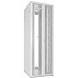 47U witte serverkast met dubbele geperforeerde voor- en achterdeuren 800x1000x2200mm (BxDxH)