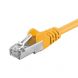 CAT5e FTP patchkabel 0,25m geel 