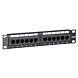 10 inch CAT6 UTP patchpaneel - 12 poorts