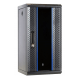 10 inch 12U serverkast met glazen deur 370x450x618mm (BxDxH)