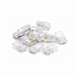 DANICOM UTP CAT6 RJ45 Doorsteek Connector - Pass through voor soepele kern - 10 stuks