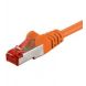 CAT6 S/FTP (PIMF) patchkabel 25m oranje
