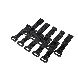 Kabelriem - zwart - 10 stuks