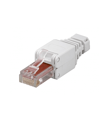 DANICOM UTP CAT6 Toolless RJ45 Connector - voor soepele en stugge kern