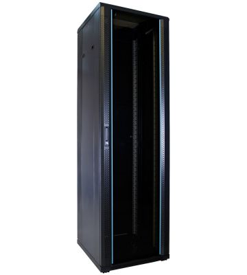 42U serverkast met glazen deur 600x600x2000mm (BxDxH)