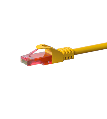 UTP CAT6 patchkabel 5m geel - 100% koper