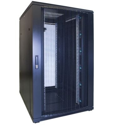 27U serverkast met geperforeerde deur 800x1000x1400mm (BxDxH)