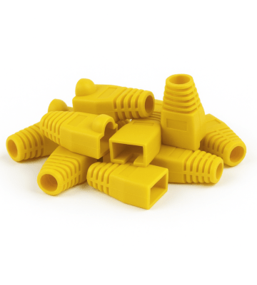 DANICOM RJ45 Kabeltule Geel - 10 stuks