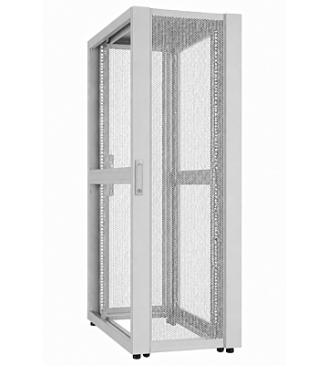 52U Datacenter serverkast met geperforeerde deur 800x1000x2400mm (BxDxH) Grijs