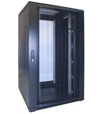 27U serverkast met geperforeerde deur 800x800x1400mm (BxDxH)