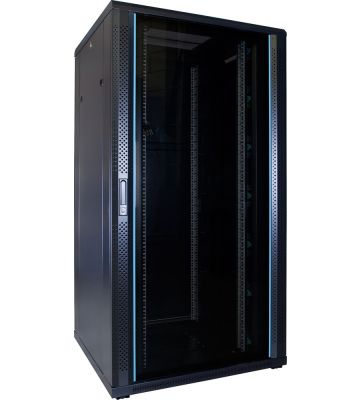 32U serverkast met glazen deur 800x800x1600mm (BxDxH)