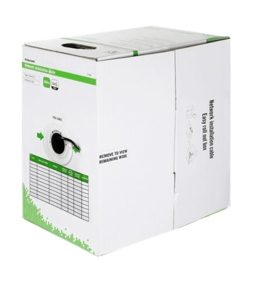 Alfaco Cat6 U/UTP outdoorkabel op rol stug 305m PE - (Fca)