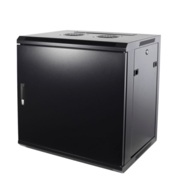 9U wandkast met metalen deur 600x600x500mm (BxDxH)