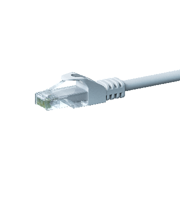 UTP CAT5e patchkabel 15m wit - 100% koper