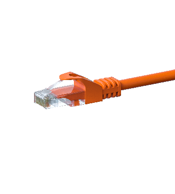 UTP CAT5e patchkabel 10m oranje - 100% koper
