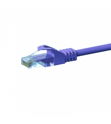 UTP CAT5e patchkabel 1m paars - 100% koper